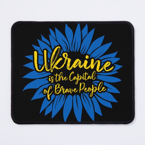 Item preview, Sunflower Ukraine is the Capital of Brave People Ukrainian Support designed and sold by lxmag.