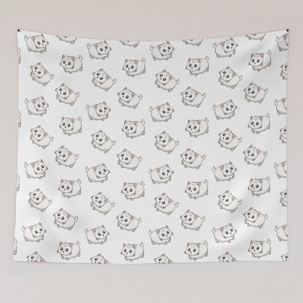 Item preview, Fluffy floaty kitty pattern designed and sold by MamSelle.