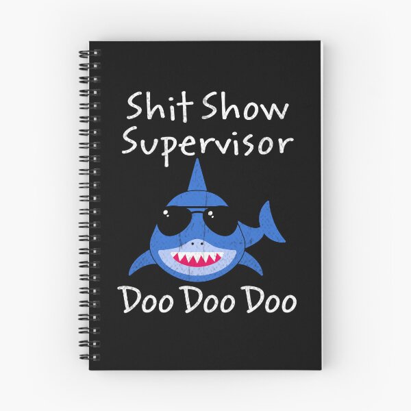 Item preview, Shit Show Supervisor Funny Mom Boss Manager Teacher Gift, Shit Show Supervisor Doo Doo Doo, Shark Boss, Sharm mom, Shark Dad, Shark designed and sold by RedArtsDesign.