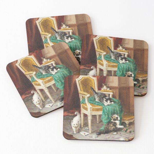Item preview, Playful Cats | Jules Leroy | 1860 Wholesome Animal Art designed and sold by CJET.