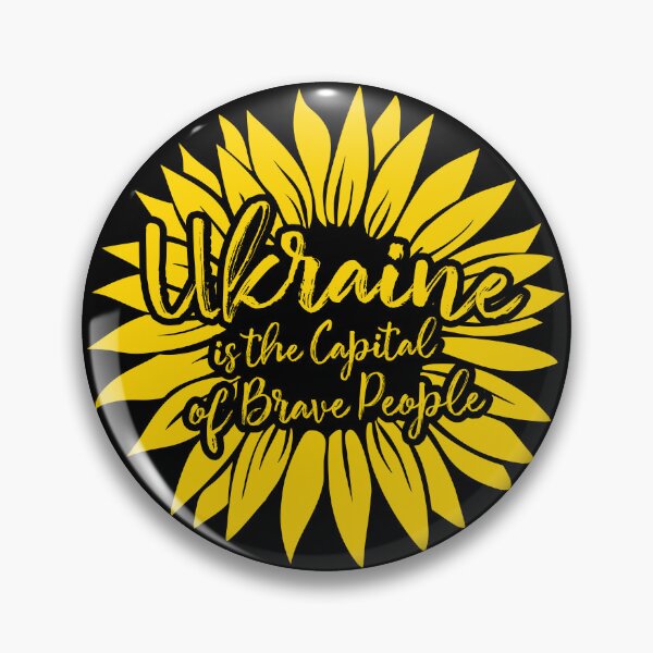 Item preview, Ukraine is the Capital of Brave People Sunflower Ukrainian Support designed and sold by lxmag.