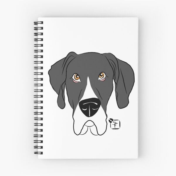 Item preview, Mantle Great Dane Dog Face designed and sold by SonneFaunArt.