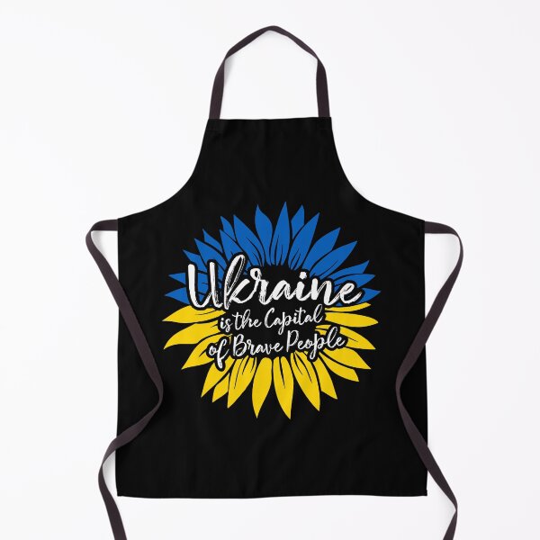 Item preview, Ukrainian Flag Support Ukraine is the Capital of Brave People Sunflower designed and sold by lxmag.