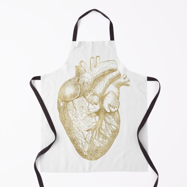 Item preview, Heart Anatomical - Gold designed and sold by Amy Brinkman.