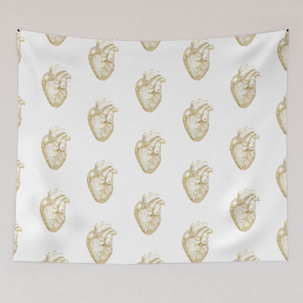 Item preview, Heart Anatomical - Gold designed and sold by Amy Brinkman.