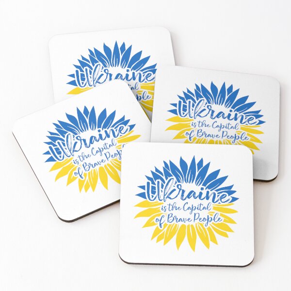 Item preview, Support Ukraine is the Capital of Brave People Flag Ukrainian Sunflower designed and sold by lxmag.