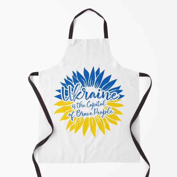 Item preview, Support Ukraine is the Capital of Brave People Flag Ukrainian Sunflower designed and sold by lxmag.