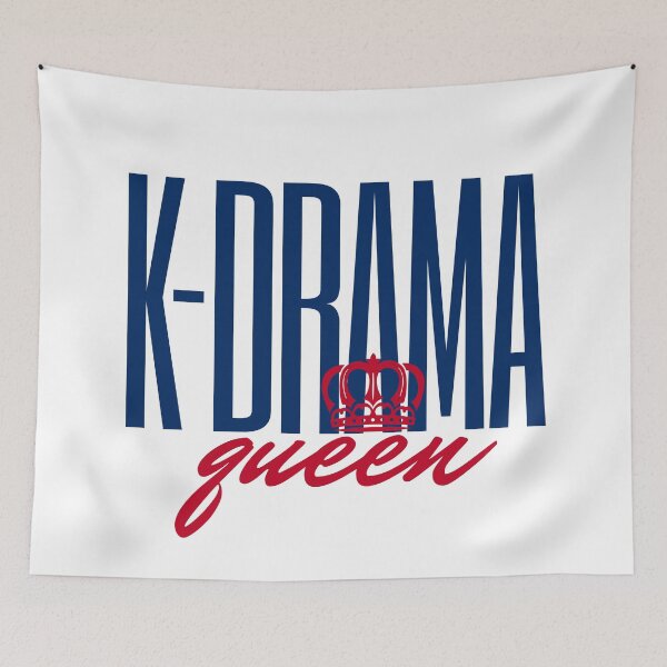 Item preview, K-Drama Queen (Blue and Pink) designed and sold by FanDomStoreOFC.