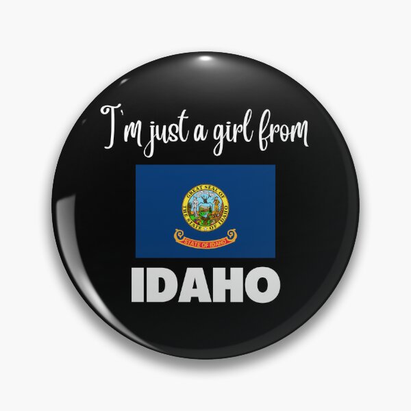 Item preview, I’m just a girl from Idaho- State pride design for women and girls designed and sold by DesignsByDaddy.