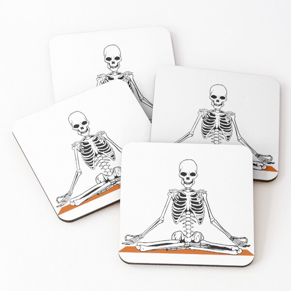 Item preview, MEDITATING YOGA SKELETON designed and sold by ZhacoysDesignz.