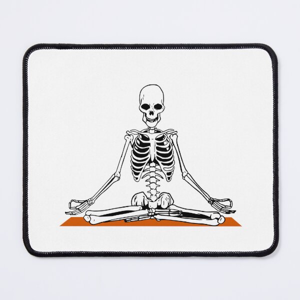 Item preview, MEDITATING YOGA SKELETON designed and sold by ZhacoysDesignz.