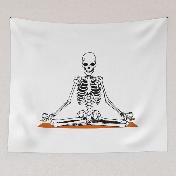 Item preview, MEDITATING YOGA SKELETON designed and sold by ZhacoysDesignz.