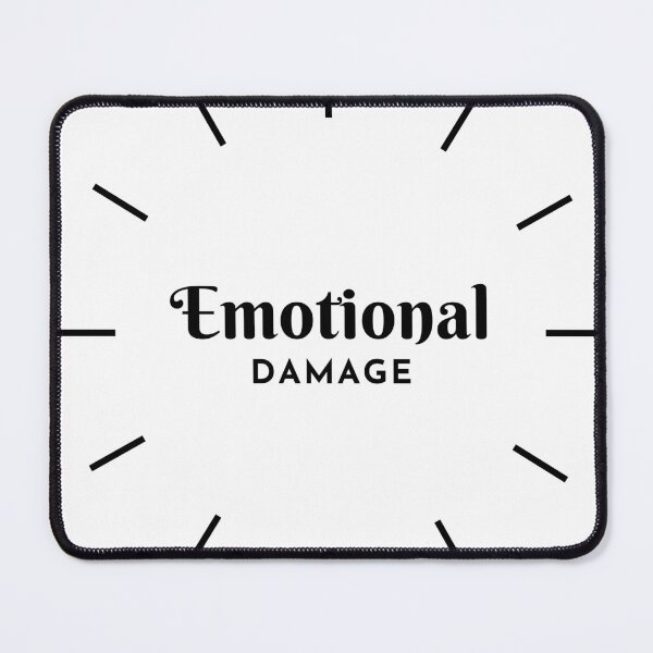 Item preview, Emotional Damage Minimalist designed and sold by ColdPhelps.