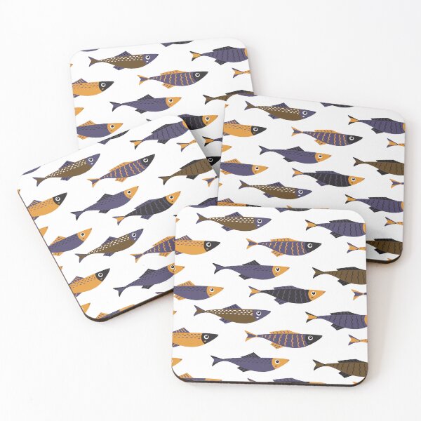 Item preview, Cute cartoon marine fish designed and sold by Eridanka.