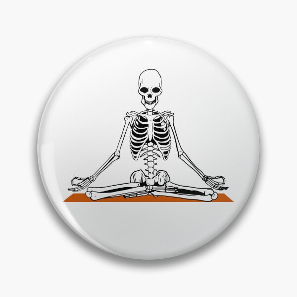 Item preview, MEDITATING YOGA SKELETON designed and sold by ZhacoysDesignz.