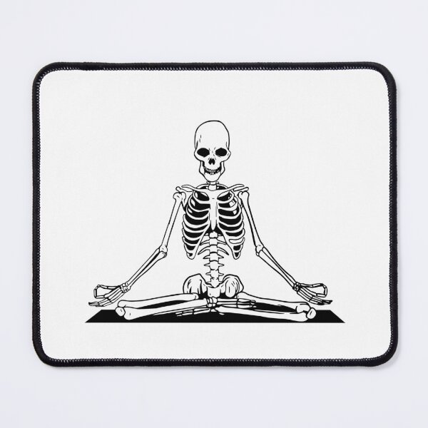 Item preview, MEDITATING YOGA SKELETON designed and sold by ZhacoysDesignz.