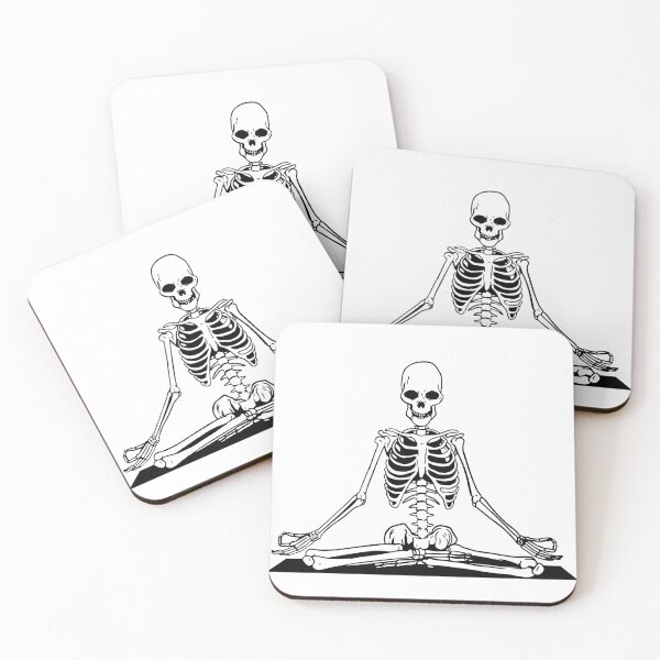 Item preview, MEDITATING YOGA SKELETON designed and sold by ZhacoysDesignz.