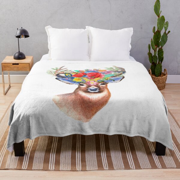 Item preview, flower deer designed and sold by zeljana0504.