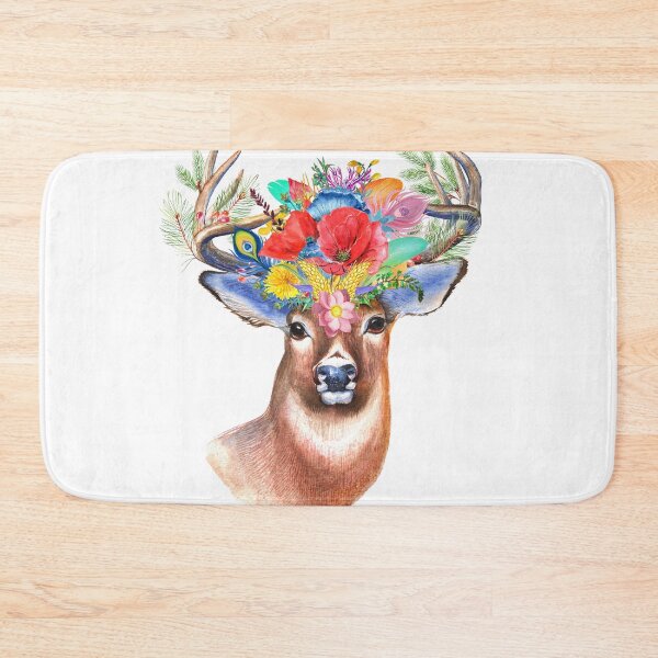 Item preview, flower deer designed and sold by zeljana0504.