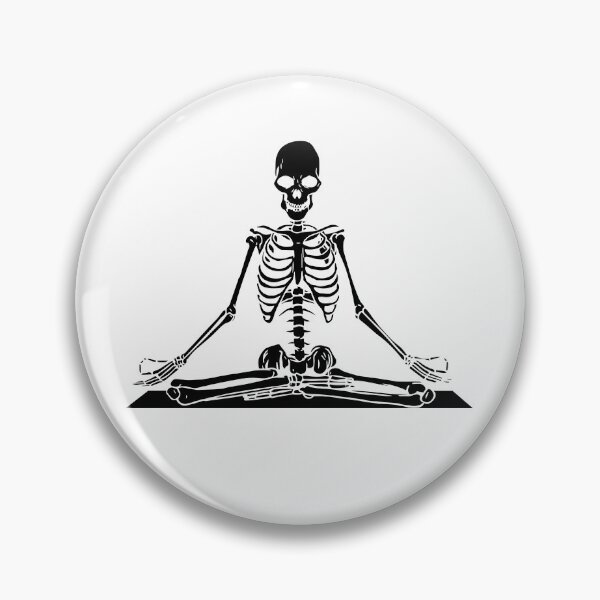 Item preview, MEDITATING YOGA SKELETON designed and sold by ZhacoysDesignz.