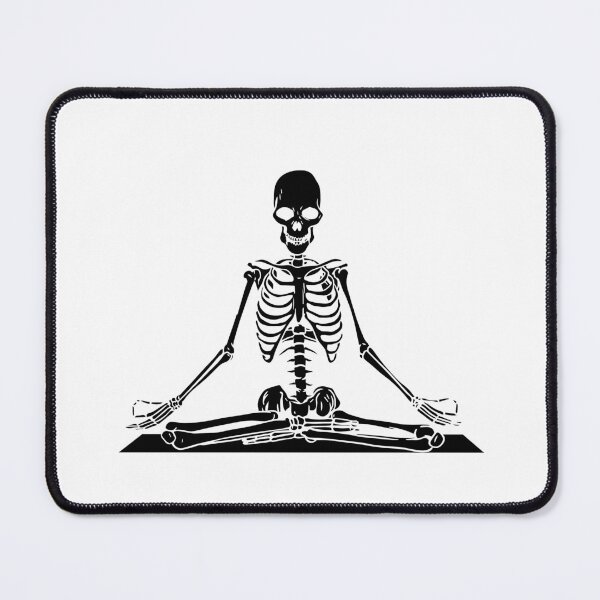 Item preview, MEDITATING YOGA SKELETON designed and sold by ZhacoysDesignz.