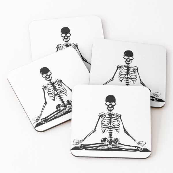 Item preview, MEDITATING YOGA SKELETON designed and sold by ZhacoysDesignz.