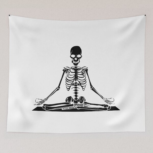Item preview, MEDITATING YOGA SKELETON designed and sold by ZhacoysDesignz.