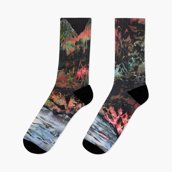 Item preview, Night at at freezing mountain river designed and sold by George Hutton Hunter.