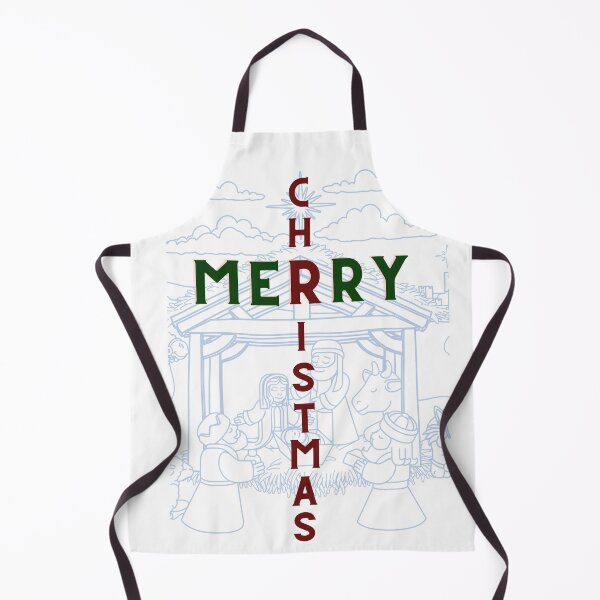 Item preview, Merry Christmas Manger Scene Blue Background designed and sold by Ric1926.