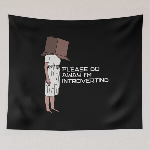 Item preview, Please Go Away I'm Introverting Funny Gifts For Introverts designed and sold by nquestiaa.