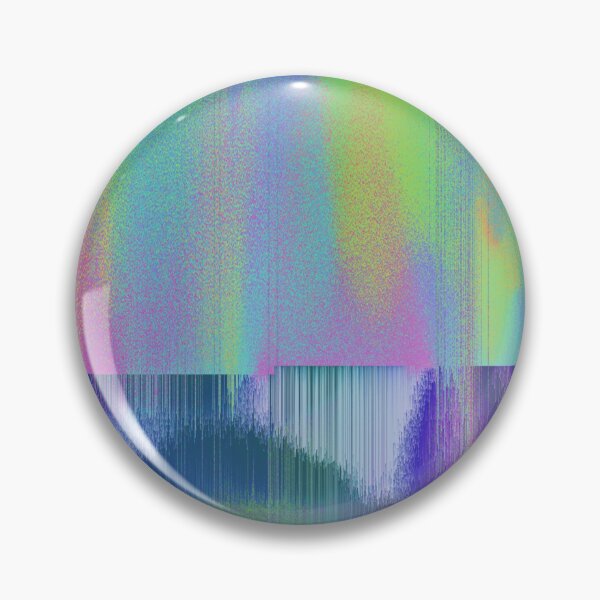 Item preview, Glitch Art Background In Blue, Teal, Lime, Orange, Magenta, Green designed and sold by LDTreasures.