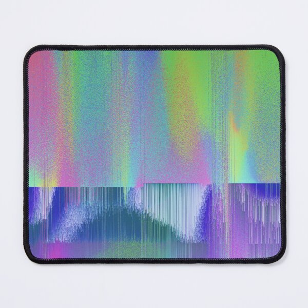 Item preview, Glitch Art Background In Blue, Teal, Lime, Orange, Magenta, Green designed and sold by LDTreasures.