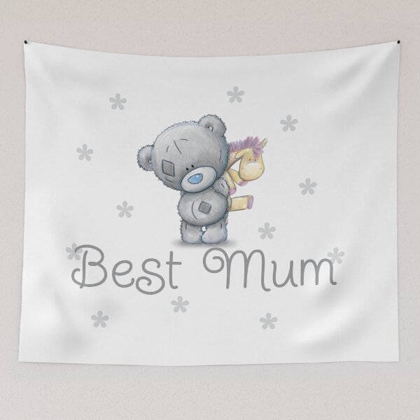 Item preview, Grey Teddy Bear Giraffe - Best Mum designed and sold by AuraTherapeia.
