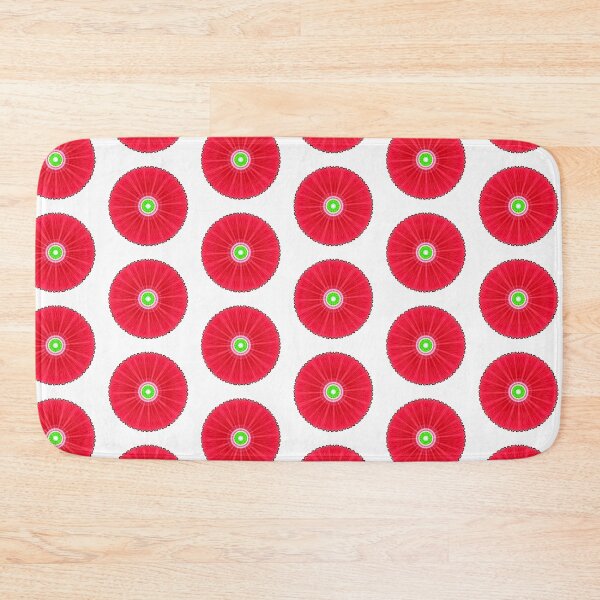 Item preview, Big red circle abstract pattern  designed and sold by Rozzzita7.