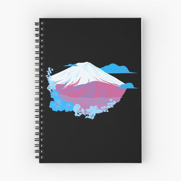 Item preview, Mountains, Clouds, and Flowers Trans Flag. Transgender Pride designed and sold by Subtle Pride Shop.