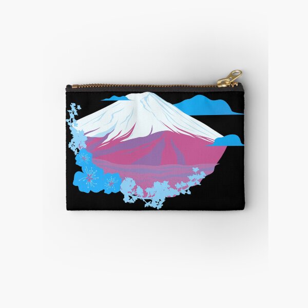 Item preview, Mountains, Clouds, and Flowers Trans Flag. Transgender Pride designed and sold by Subtle Pride Shop.