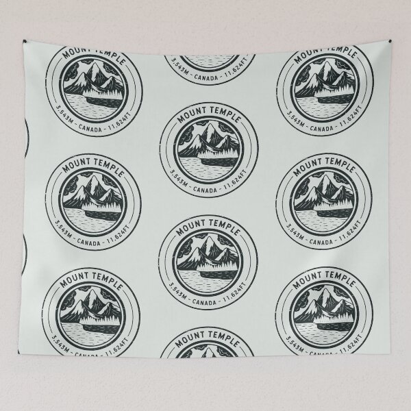Item preview, Mount Temple Canada | Hiking | Skiing designed and sold by KrisSidDesigns.