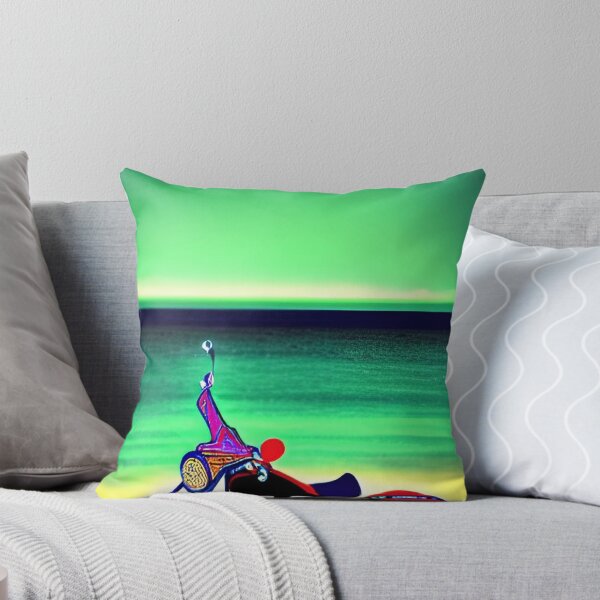 Item preview, SURREAL RETRO MOTORCYCLE ON THE BEACH designed and sold by sailorsam1805.