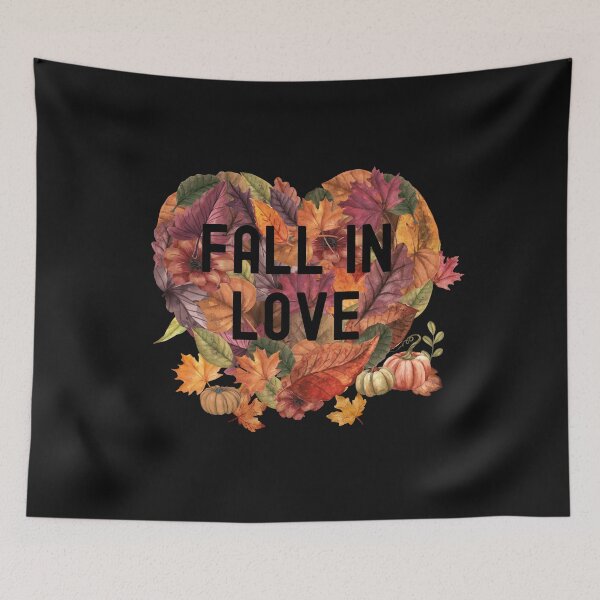 Item preview, Autumn Leaves Heart Fall In Love designed and sold by HappyLifeCreate.