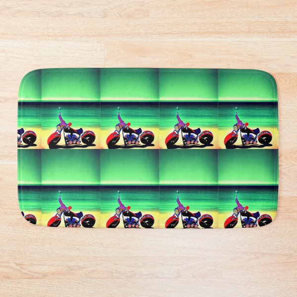Item preview, SURREAL RETRO MOTORCYCLE ON THE BEACH designed and sold by sailorsam1805.