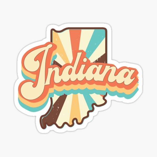 Indiana Sunset Sticker