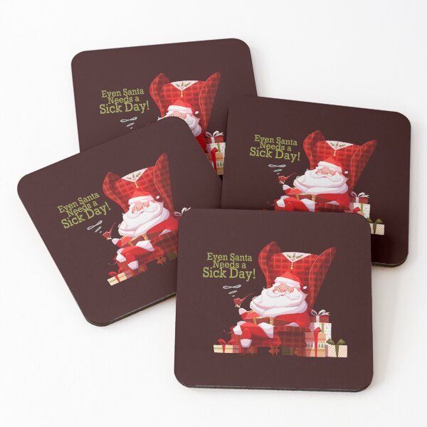 Item preview, Even Santa Needs A Sick Day! designed and sold by PawsitiveMum.