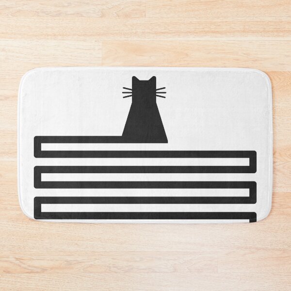 Item preview, Long Tailed Silhouette Cat designed and sold by Amilaz.