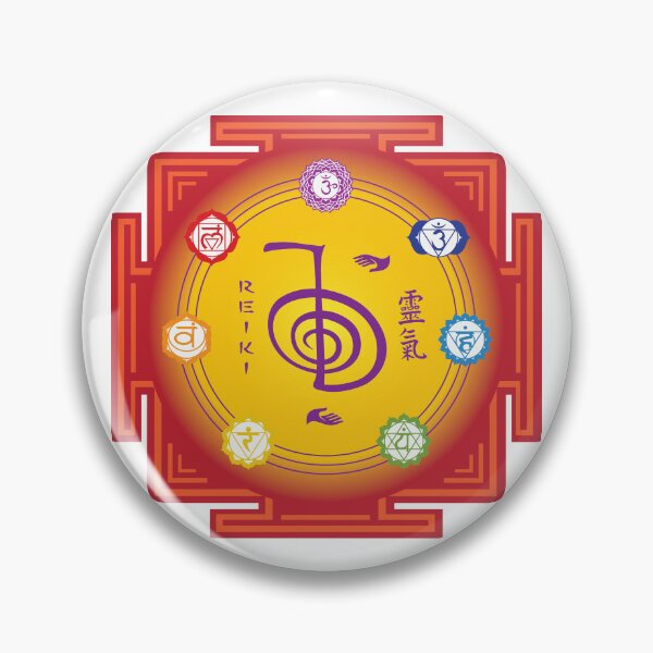 Item preview, Cho-Ku-Rei Symbol and The Seven Chakras designed and sold by marcosty.
