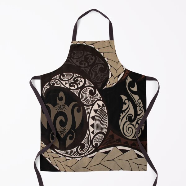 Item preview, Hawaiian Tapa Fish Hook and Honu designed and sold by J Marielle Designs.