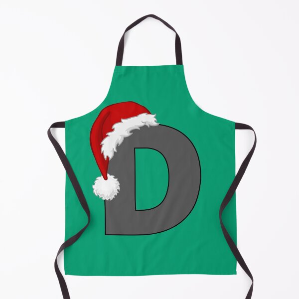 Artikelvorschau, Weihnachtsbuchstabe D mit Weihnachtsmütze entworfen und verkauft von Coffee Lifestyle.