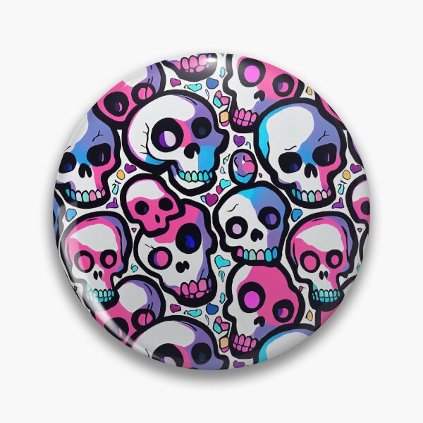 Item preview, Cool Skulls pattern designed and sold by Jada-Art-Shop.