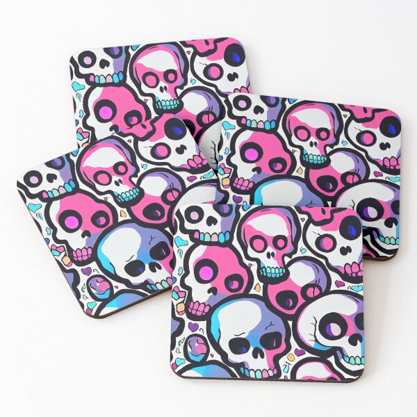 Item preview, Cool Skulls pattern designed and sold by Jada-Art-Shop.