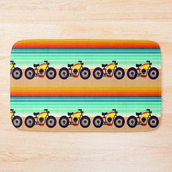 Item preview, COOL LOVELY SURREAL RETRO MOTORCYCLE ON THE BEACH designed and sold by sailorsam1805.