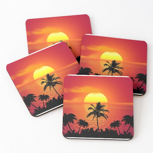 Item preview, palm trees in the sunset designed and sold by zeljana0504.